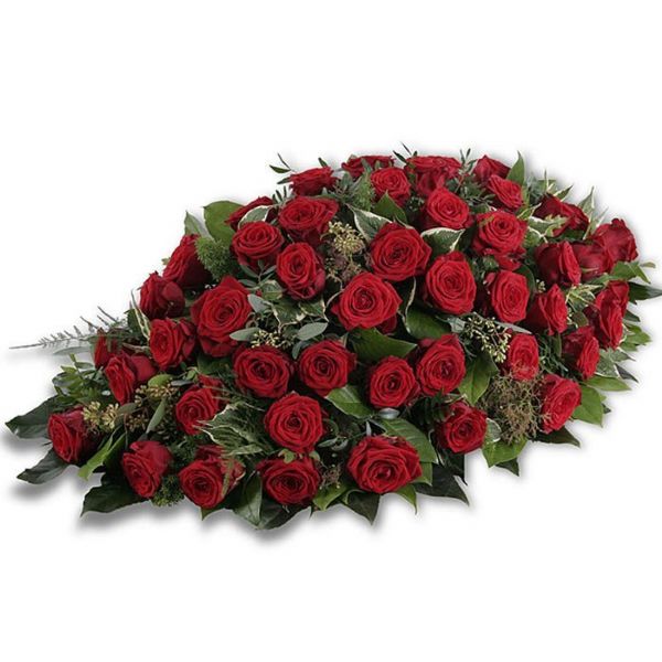 palma moruoria de rosas rojas para funerales y tanatorios en alicante