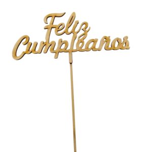pick madera feliz cumpleaños