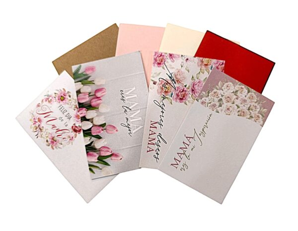 tarjetas con la temática del día de La Madre